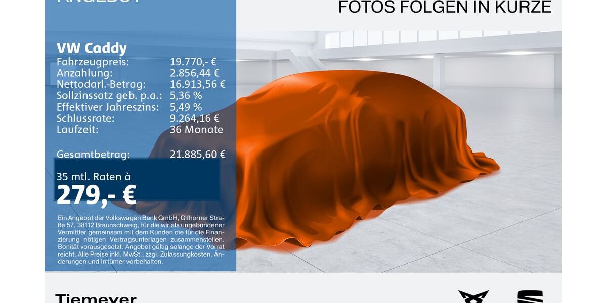 VW Caddy 62.019 km 19.220 &euro; Hemer 58675
