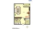 Etagenwohnung Ahlen Dolberg - 1 Zimmer, 31 m&sup2;, 339&euro; | Angebot:26677439