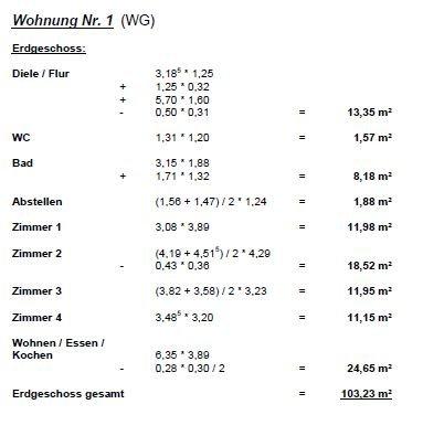 Hochparterre Witten - 5 Zimmer, 104 m&sup2;, 930&euro; | Angebot:26600467
