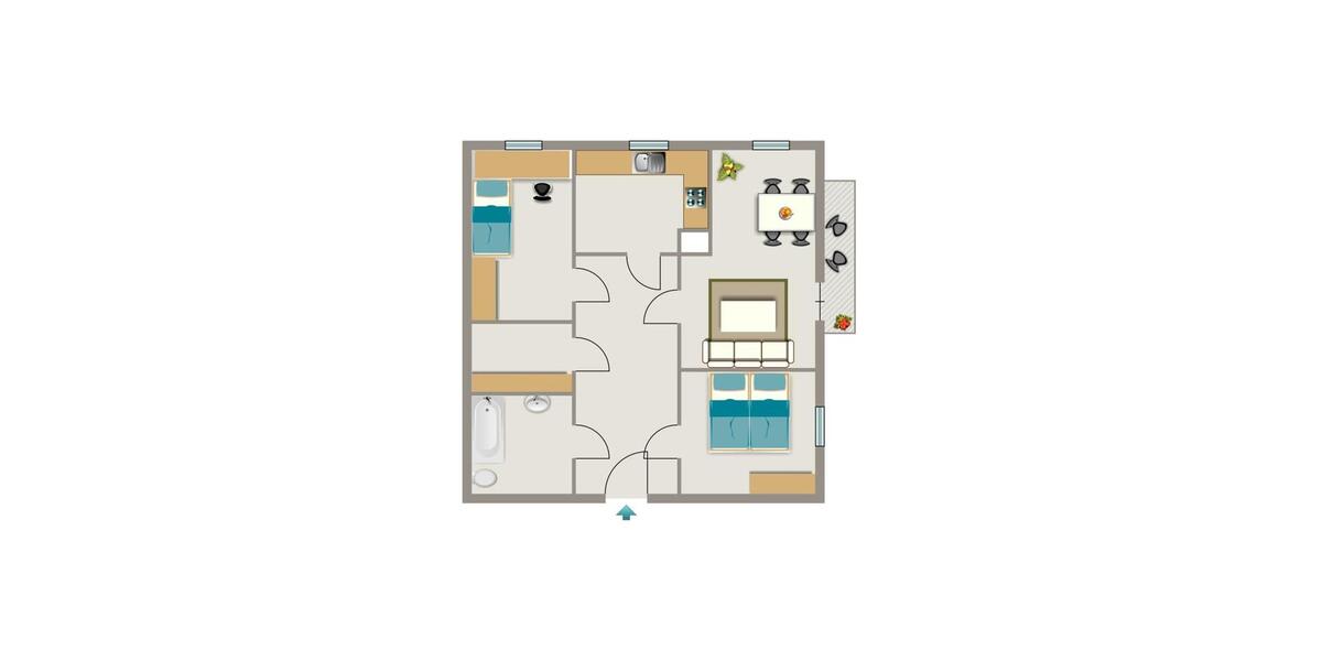 Erdgeschoßwohnung Oer-Erkenschwick Erkenschwick - 3.5 Zimmer, 70 m&sup2;, 602&euro; | Angebot:26470251