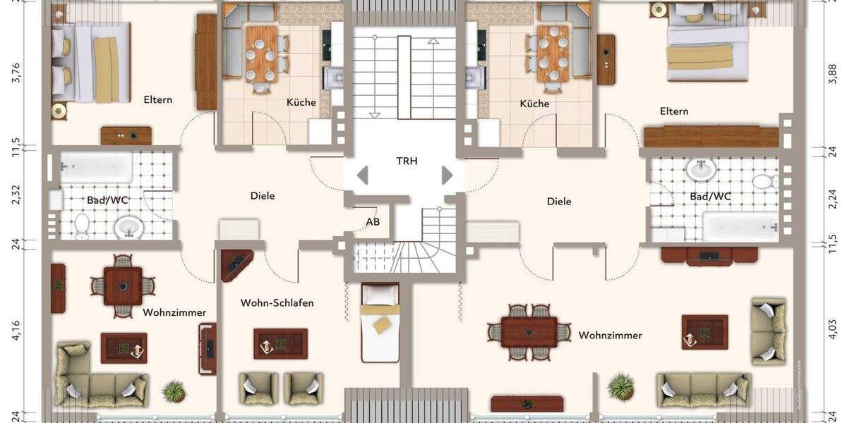 Mehrfamilienhaus, Wohnhaus Hamm Hamm-Mitte - 1 Zimmer, 518 m&sup2;, 538.000&euro; | Angebot:25686747
