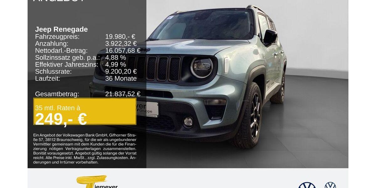 Jeep Renegade 13.100 km 18.860 &euro; Castrop-Rauxel 44575