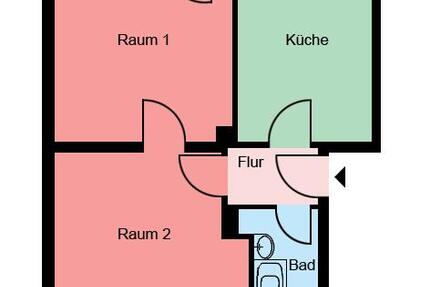 Wohnung Castrop-Rauxel Deinighausen - 2 Zimmer, 52 m&sup2;, 459&euro; | Angebot:25760094