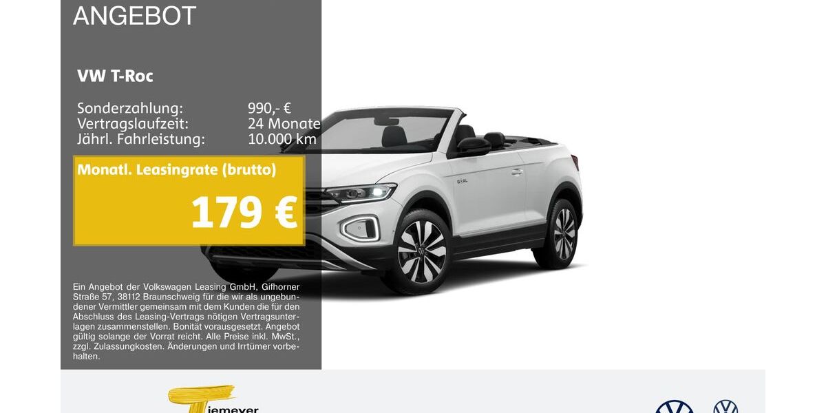 VW T-Roc 16.303 km 23.950 &euro; Castrop-Rauxel 44575