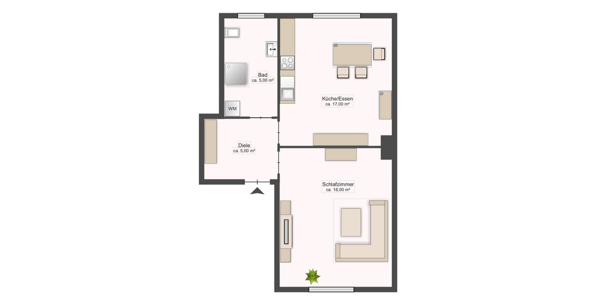 Renditestarke Kapitalanlage: Vermietete EG-Wohnung in Lünen mit gesicherten Mieteinnahmen - Anlageobjekt Lünen Brambauer | Angebot:17972579