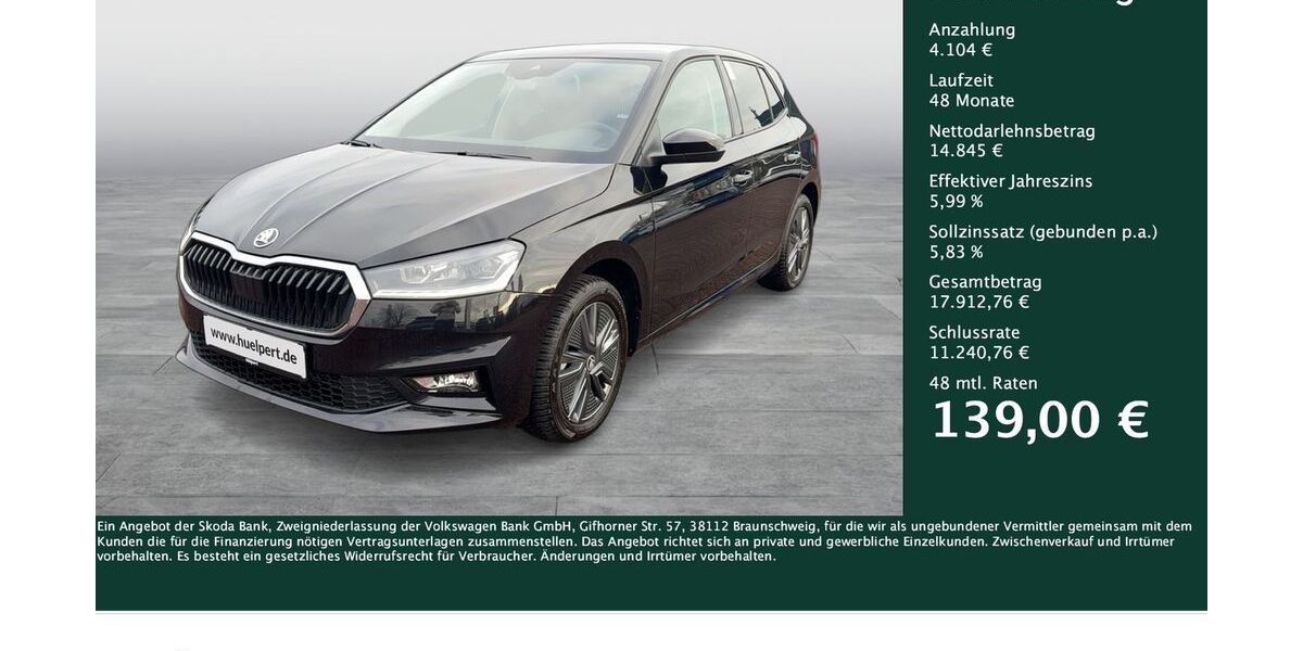 Skoda Fabia 21.081 km 18.883 &euro; Dortmund 44309