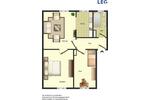 Etagenwohnung Hamm Herringen - 2 Zimmer, 52 m&sup2;, 369&euro; | Angebot:26583578