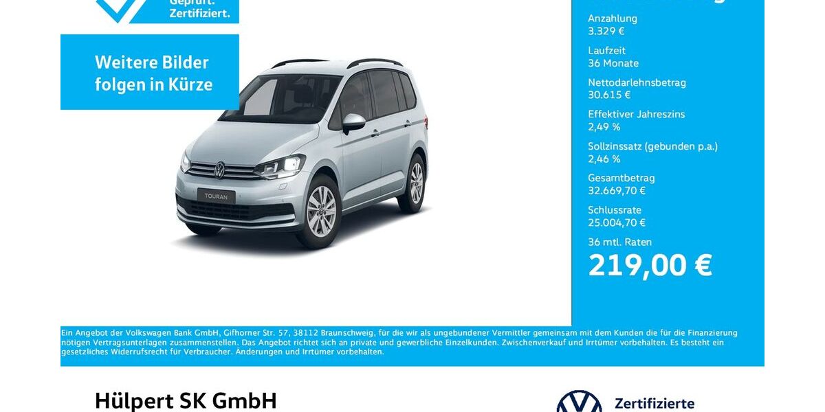VW Touran 5.392 km 33.377 &euro; Bergkamen 59192