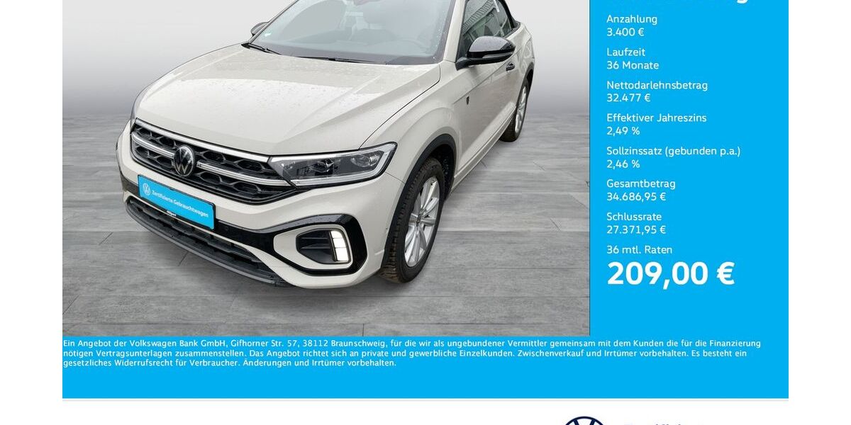 VW T-Roc 9.677 km 35.366 &euro; Bergkamen 59192