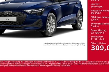 Audi A3 5.190 km 32.311 &euro; Dortmund 44143