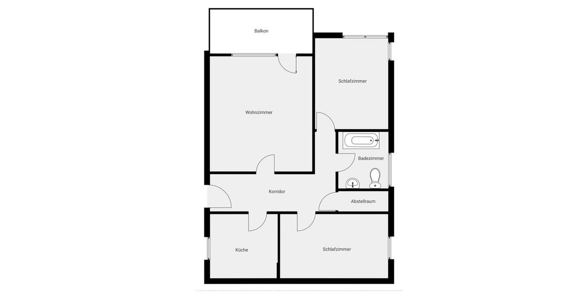 Erdgeschoßwohnung Castrop-Rauxel Deinighausen - 3 Zimmer, 77 m&sup2;, 363&euro; | Angebot:25082673