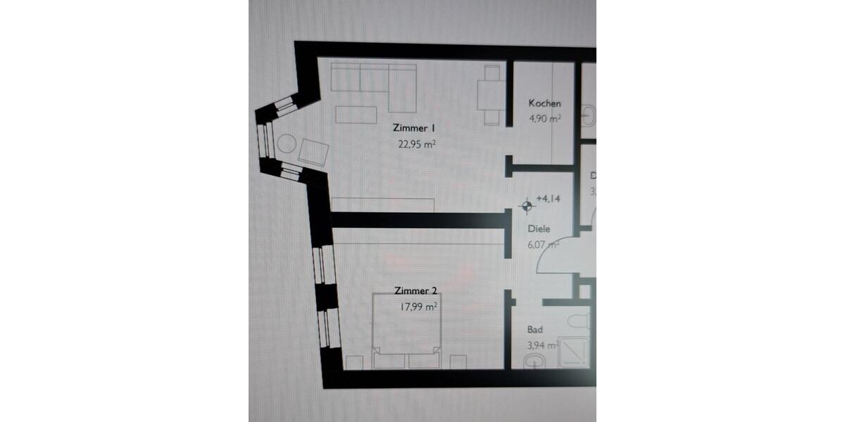 Etagenwohnung Dortmund Innenstadt West - 2.5 Zimmer, 56 m&sup2;, 392&euro; | Angebot:25658406