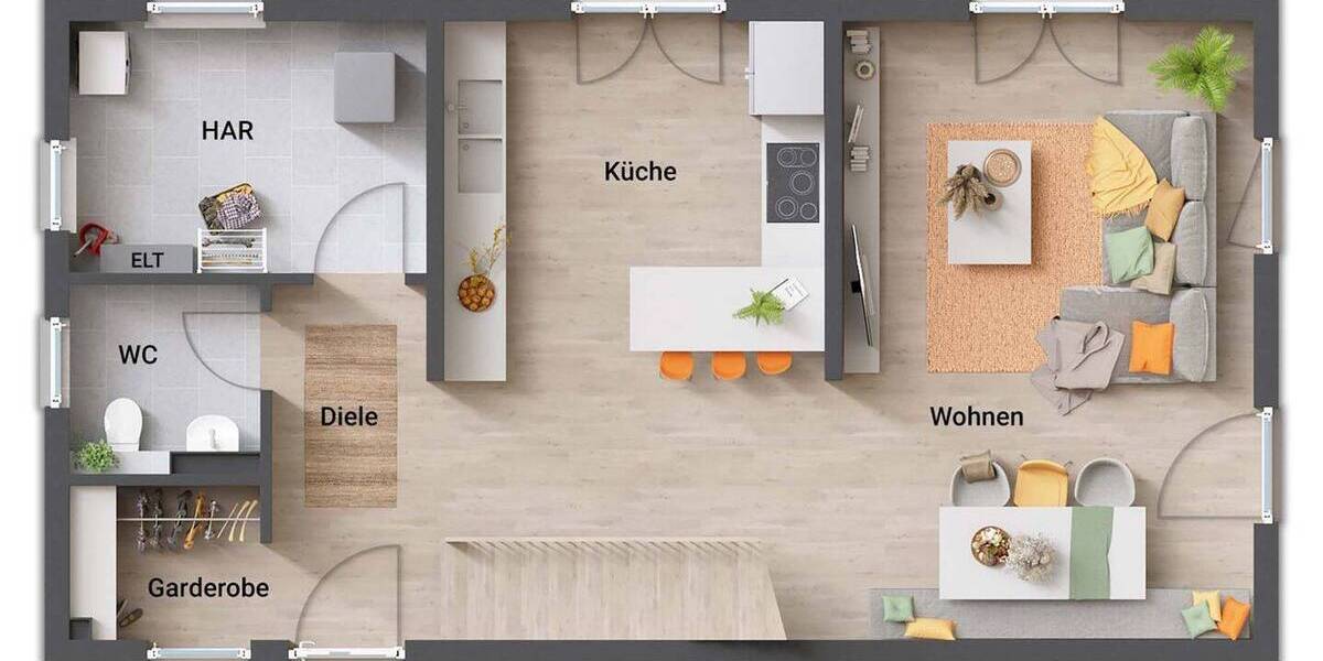 Einfamilienhaus Ahlen Innenstadt - 4 Zimmer, 125 m&sup2;, 276.690&euro; | Angebot:25681251