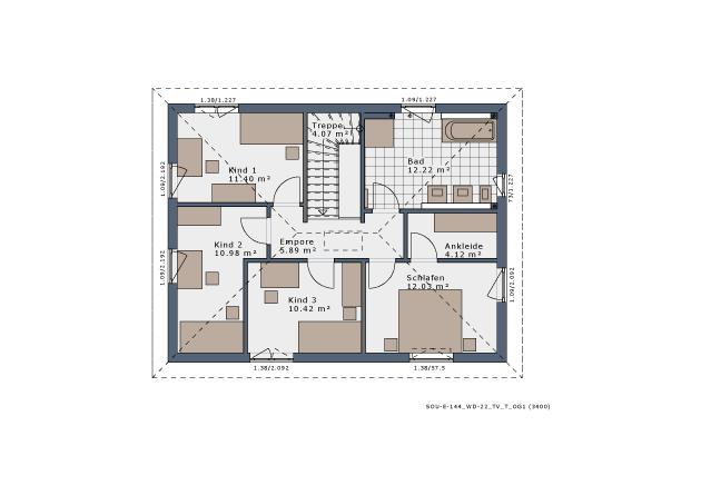 Einfamilienhaus Dortmund Brackel - 6 Zimmer, 145 m&sup2;, 2.000&euro; | Angebot:24365178
