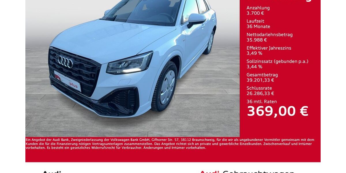 Audi Q2 4.652 km 38.611 &euro; Dortmund 44143