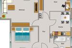 Erdgeschoßwohnung Ahlen Dolberg - 3.5 Zimmer, 84 m&sup2;, 756&euro; | Angebot:25050805