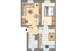 Etagenwohnung Witten Annen - 2 Zimmer, 46 m&sup2;, 359&euro; | Angebot:26495982