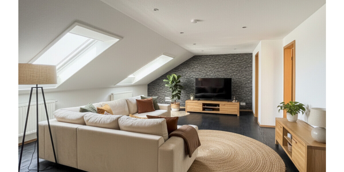 Helle 2-Zimmer-Wohnung im Dachgeschoss eines gepflegten Dreifamilienhauses! - Dachgeschoßwohnung Drensteinfurt Rinkerode | Angebot:20500113