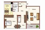 Etagenwohnung Dortmund Aplerbeck - 3 Zimmer, 71 m&sup2;, 616&euro; | Angebot:25880774