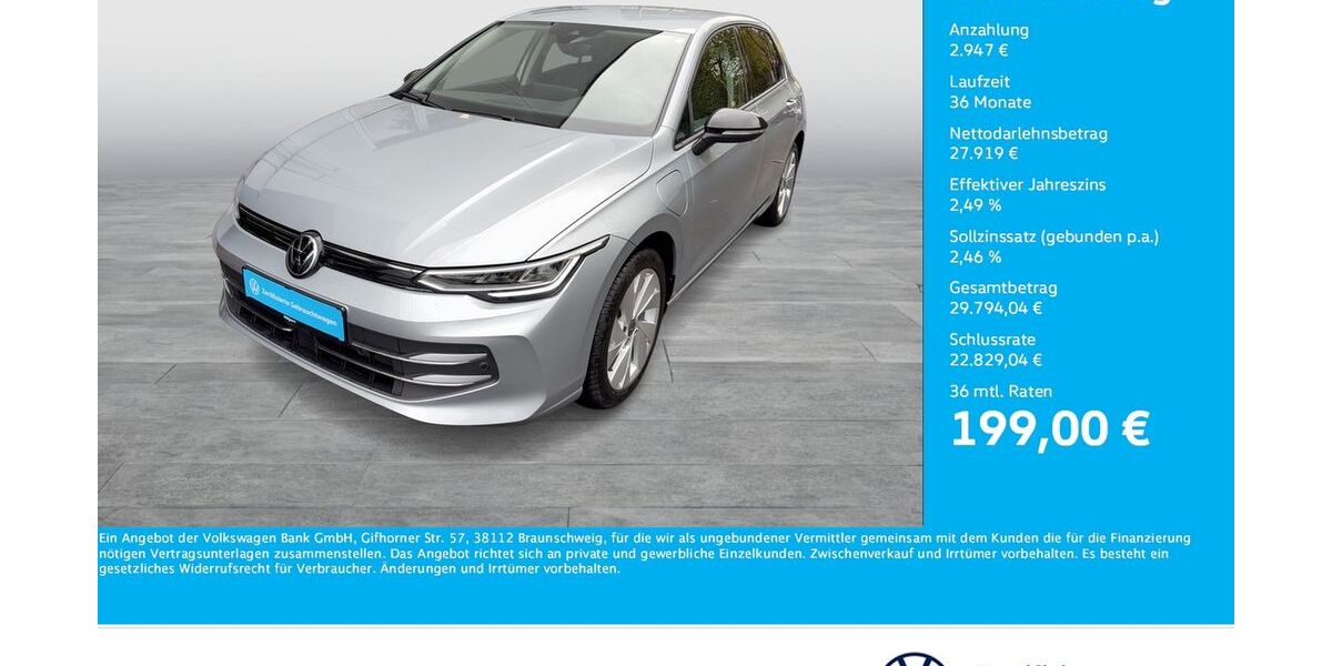 VW Golf 9.152 km 29.444 &euro; Dortmund 44379