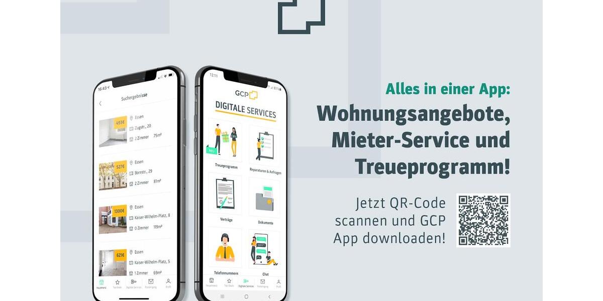 Dachgeschoßwohnung Hamm Daberg - 2 Zimmer, 55 m&sup2;, 413&euro; | Angebot:24429806