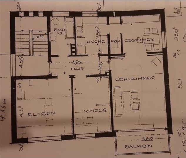 Etagenwohnung Werne - 3 Zimmer, 78 m&sup2;, 800&euro; | Angebot:25924133