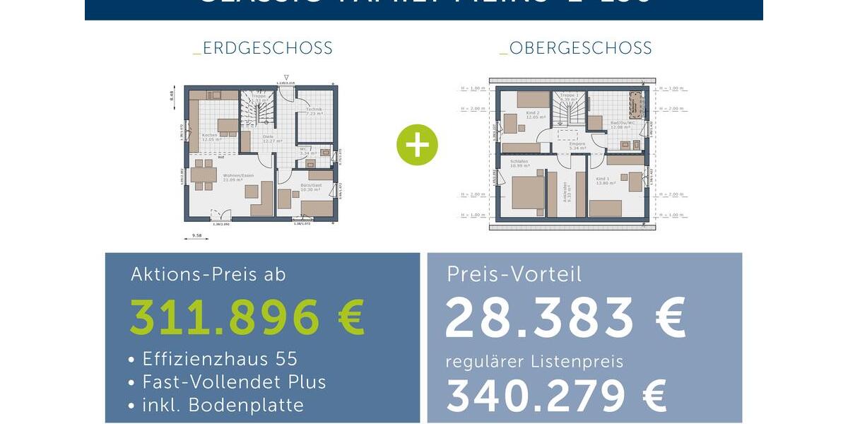 Einfamilienhaus Ascheberg - 5 Zimmer, 136 m&sup2;, 1.999&euro; | Angebot:24654267