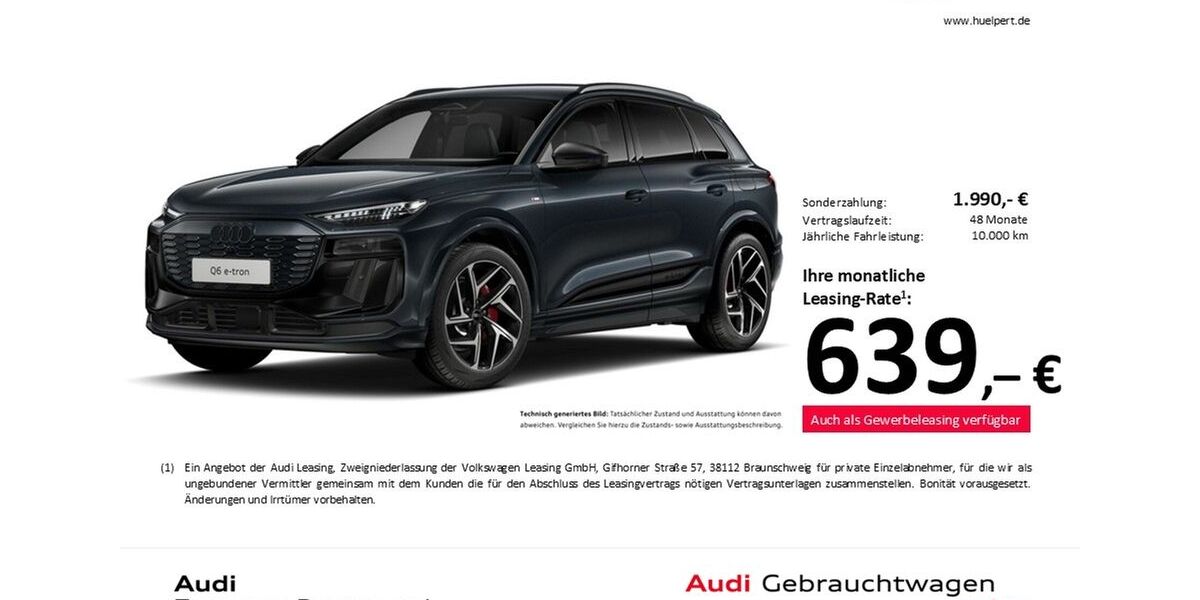 Audi Q6 e-tron 18.510 km 71.432 &euro; Dortmund 44143