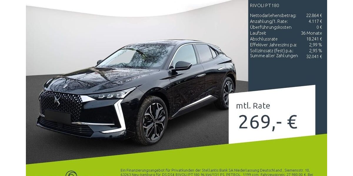 DS Automobiles DS4 29.639 km 23.760 &euro; Dortmund 44263