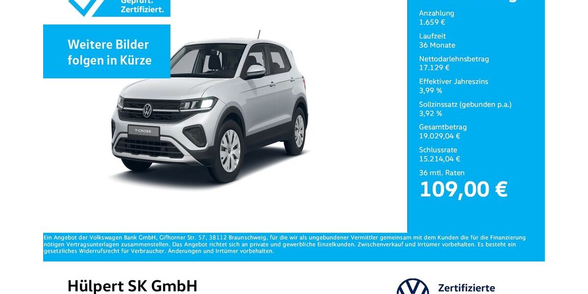 VW T-Cross 7.589 km 18.766 &euro; Bergkamen 59192