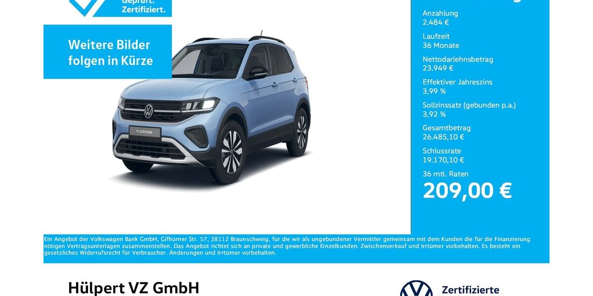 VW T-Cross 10.820 km 25.611 &euro; Dortmund 44141