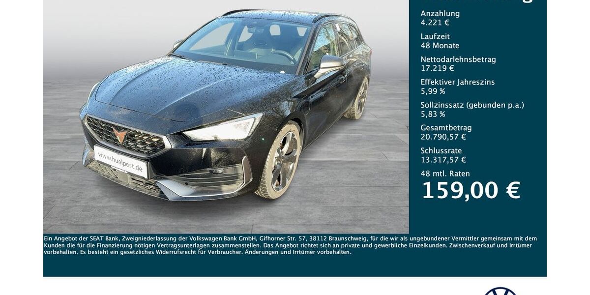 Cupra Leon 63.258 km 20.980 &euro; Dortmund 44379