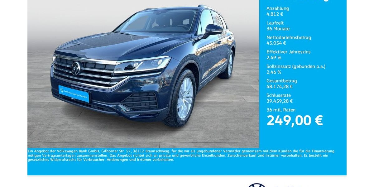 VW Touareg 24.996 km 49.866 &euro; Unna 59423