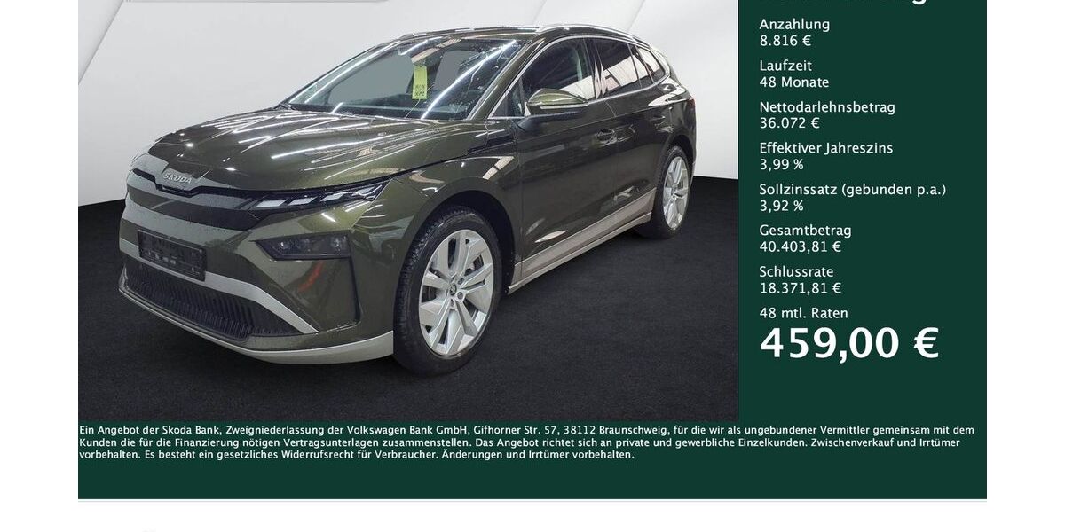 Skoda Enyaq 12.885 km 44.588 &euro; Dortmund 44309