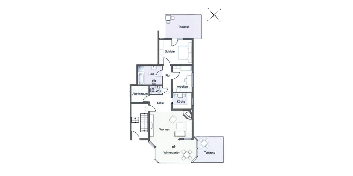 Erdgeschoßwohnung Dortmund Hombruch - 3 Zimmer, 95 m&sup2;, 390.000&euro; | Angebot:24832927