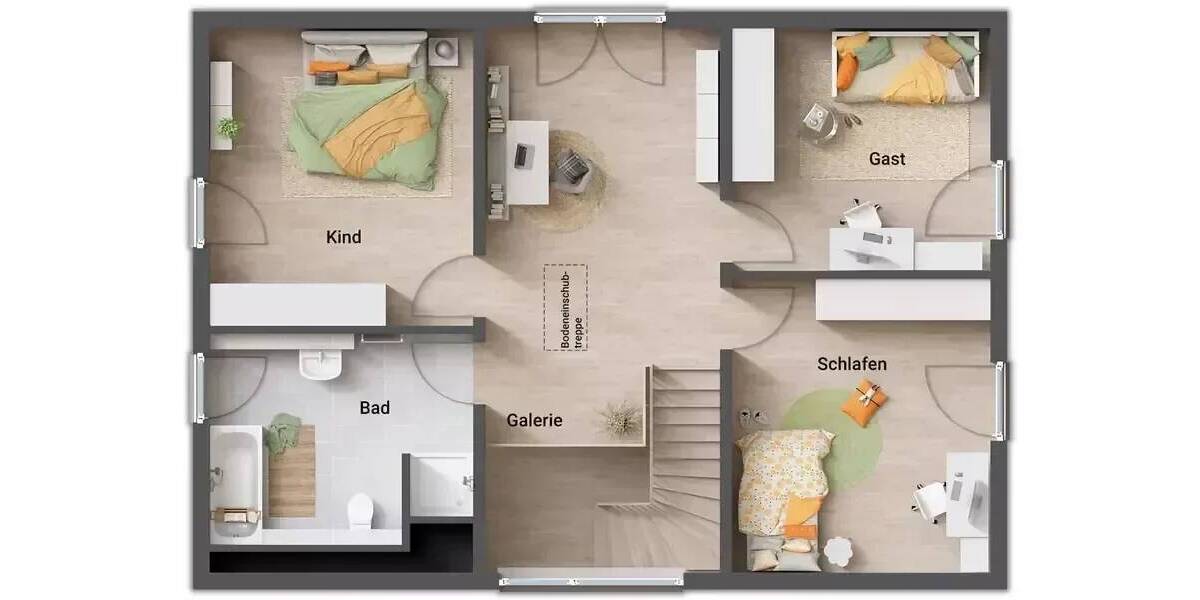 Einfamilienhaus Ahlen Innenstadt - 4 Zimmer, 142 m&sup2;, 305.440&euro; | Angebot:25676151