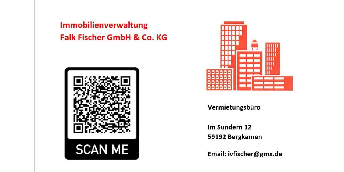 Etagenwohnung Bergkamen - 2 Zimmer, 48 m&sup2;, 429&euro; | Angebot:25377645