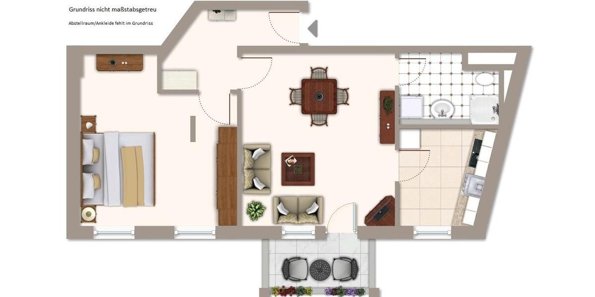 Etagenwohnung Iserlohn Gerlingsen - 2.5 Zimmer, 60 m&sup2;, 115.000&euro; | Angebot:27224897