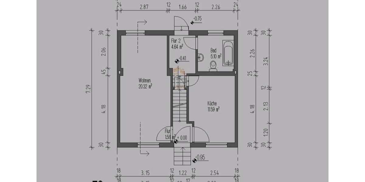 Reihenhaus Ahlen Dolberg - 3.5 Zimmer, 82 m&sup2;, 900&euro; | Angebot:25926284