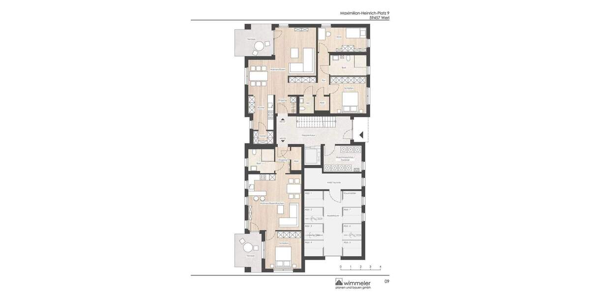 Etagenwohnung Werl - 3 Zimmer, 102 m&sup2;, 410.000&euro; | Angebot:25663960
