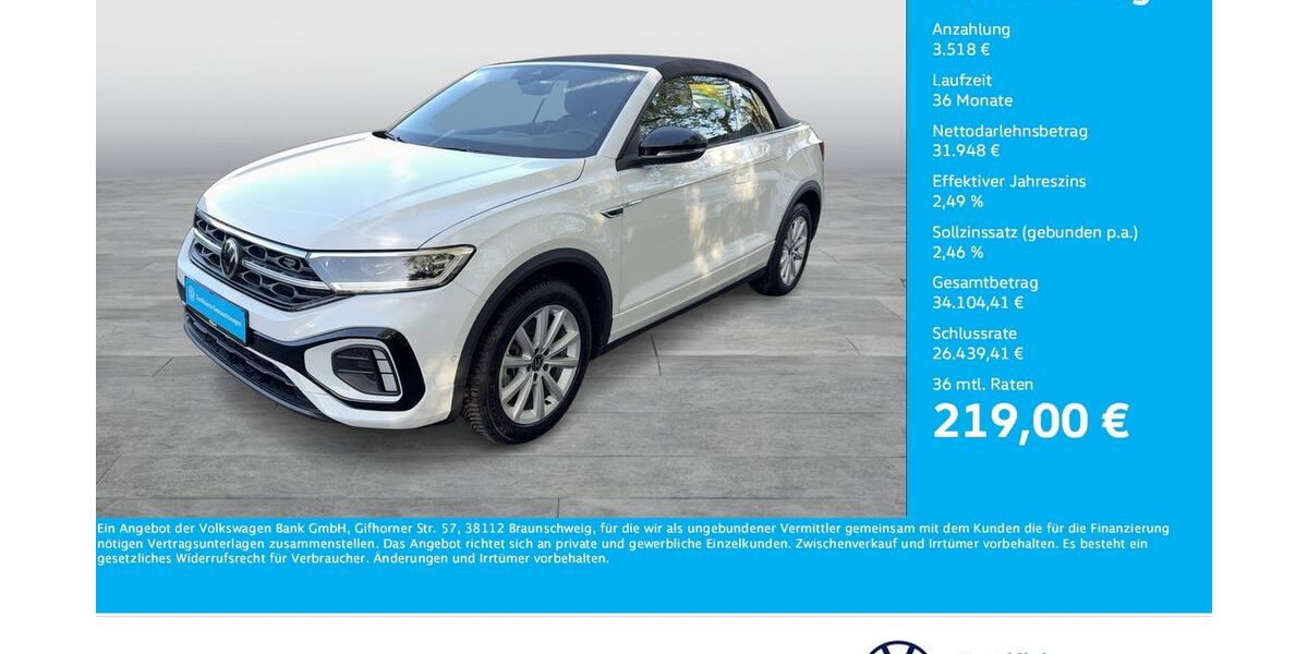 VW T-Roc 16.503 km 34.977 &euro; Dortmund 44379