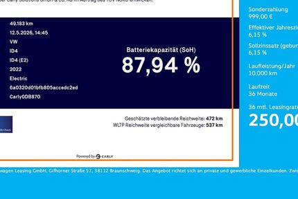VW ID.4 49.181 km 22.180 &euro; Unna 59423