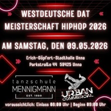Westdeutsche DAT Meisterschaft - HipHop 2026 09.05.2026 Stadthalle Unna