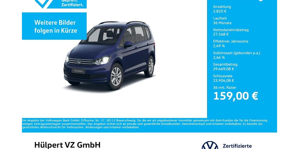 VW Touran 8.821 km 30.388 &euro; Dortmund 44379