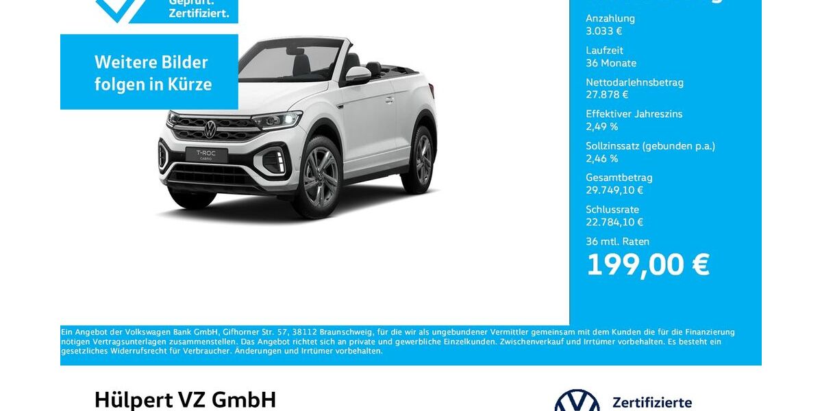 VW T-Roc 18.584 km 30.844 &euro; Dortmund 44379