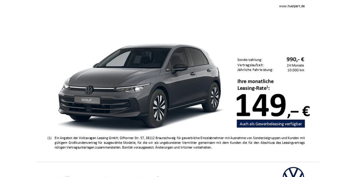 VW Golf 9.828 km 27.388 &euro; Bergkamen 59192