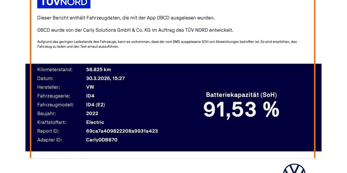 VW ID.4 58.823 km 26.747 &euro; Unna 59423