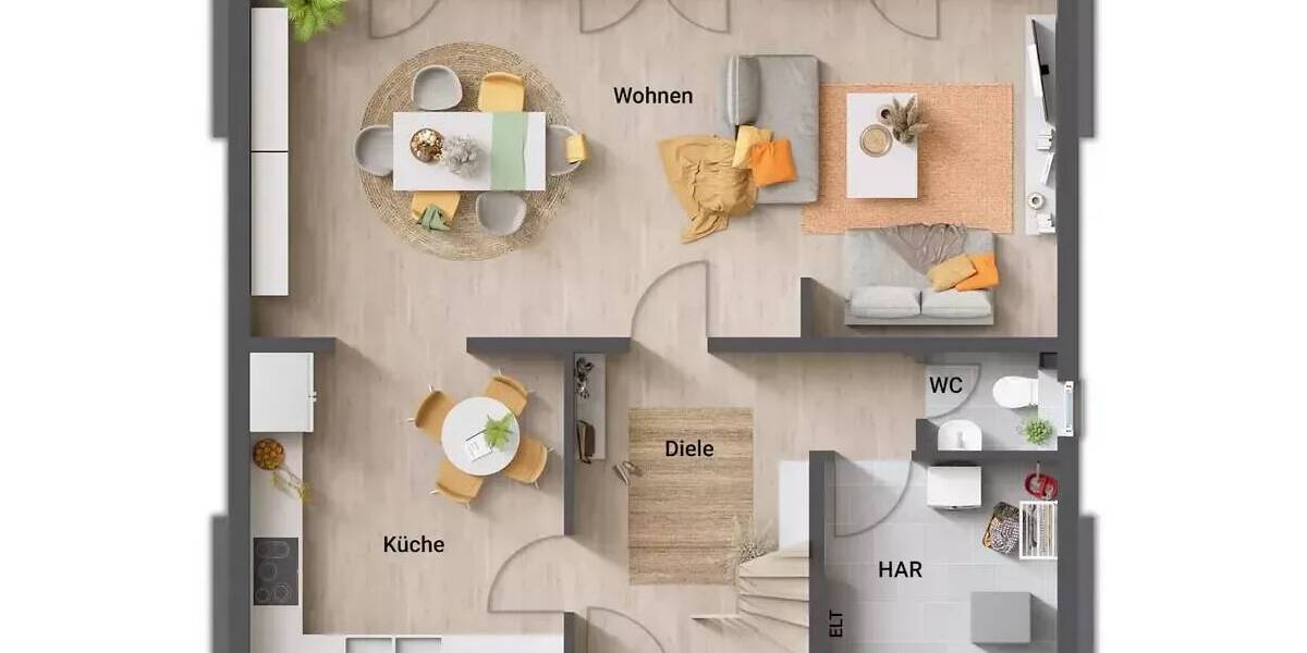 Einfamilienhaus Ahlen Innenstadt - 4 Zimmer, 130 m&sup2;, 280.190&euro; | Angebot:25666325