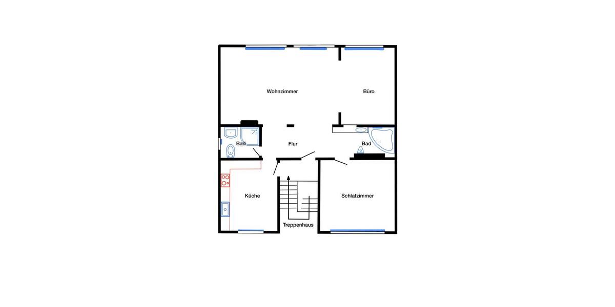 Dachgeschoßwohnung Dortmund Huckarde - 2.5 Zimmer, 84 m&sup2;, 950&euro; | Angebot:26664068