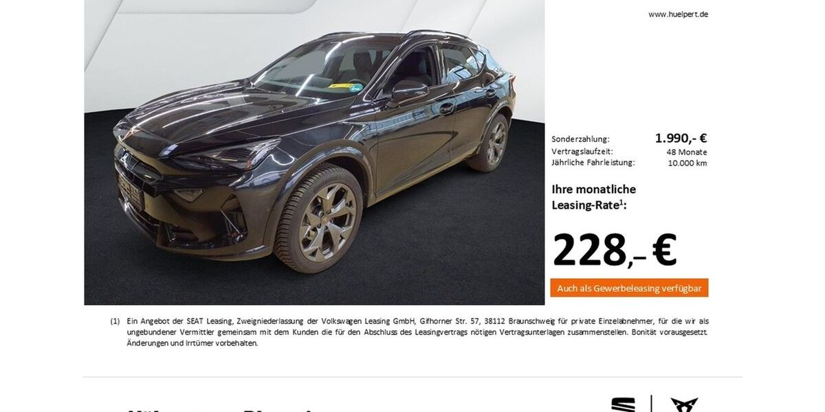 Cupra Formentor 17.229 km 31.926 &euro; Dortmund 44269